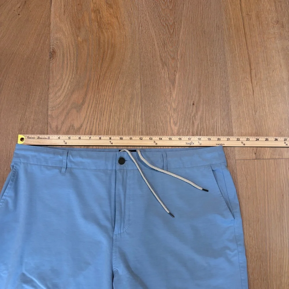 Men’s Faherty Brand All Day Shorts 7” | 38 | Light Blue | Golf | Beach | Casual